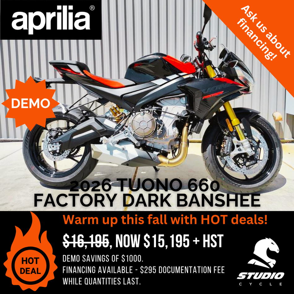 2026 Aprilia Tuono 660 Factory - Dark Banshee - IN STOCK