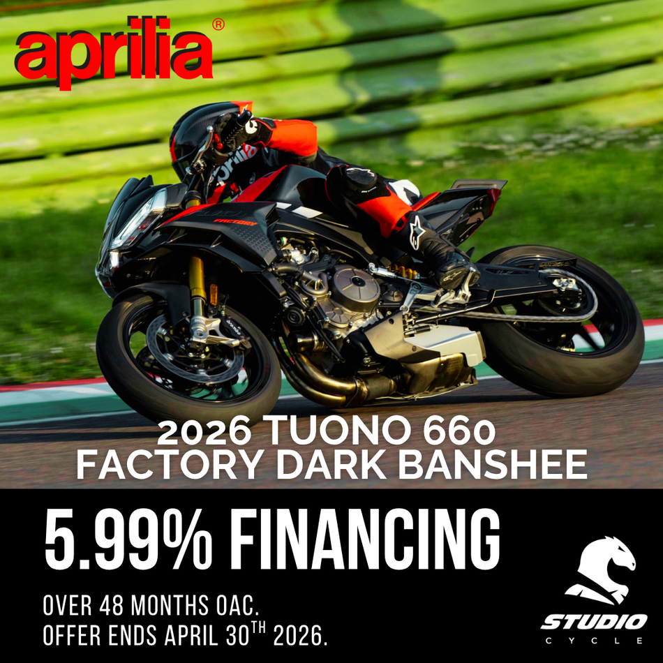 2026 Aprilia Tuono 660 Factory - Dark Banshee - IN STOCK - Studio Cycle