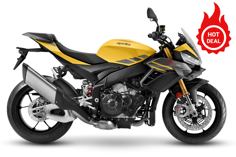 2026 Aprilia Tuono V4 1100 - Scorpion Yellow - DEMO IN STOCK