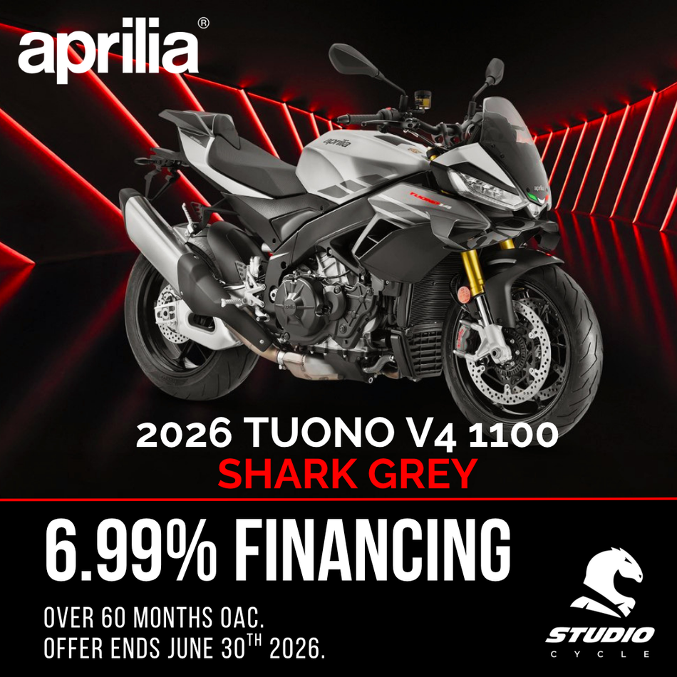 2026 Aprilia Tuono V4 1100 - Shark Grey - IN STOCK