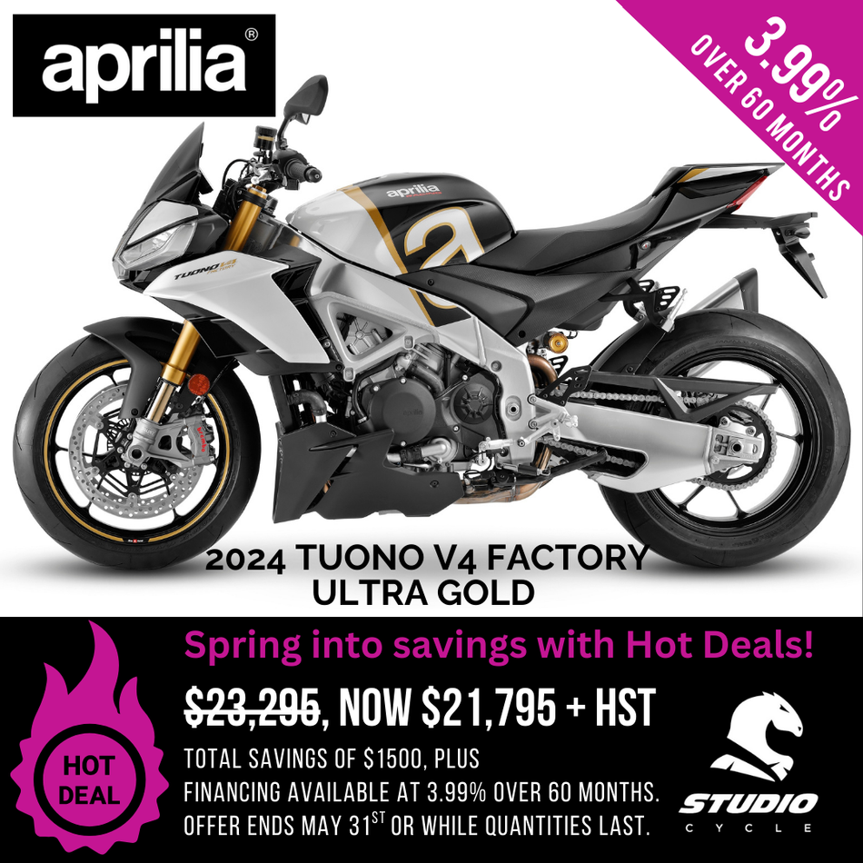 2024 Aprilia Tuono V4 1100 Factory - Ultra Gold - READY TO ORDER