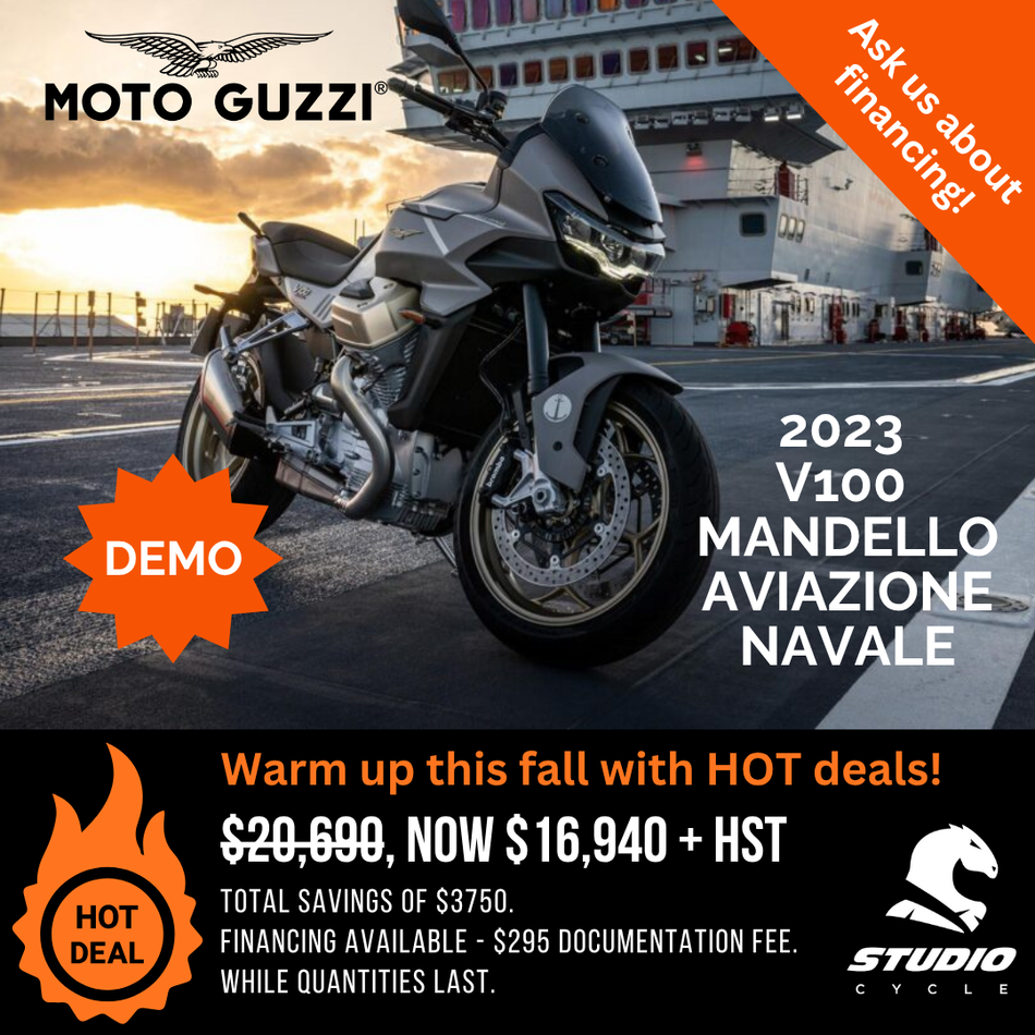 2023 Moto Guzzi V100 Mandello - Aviazione Navale - DEMO IN STOCK