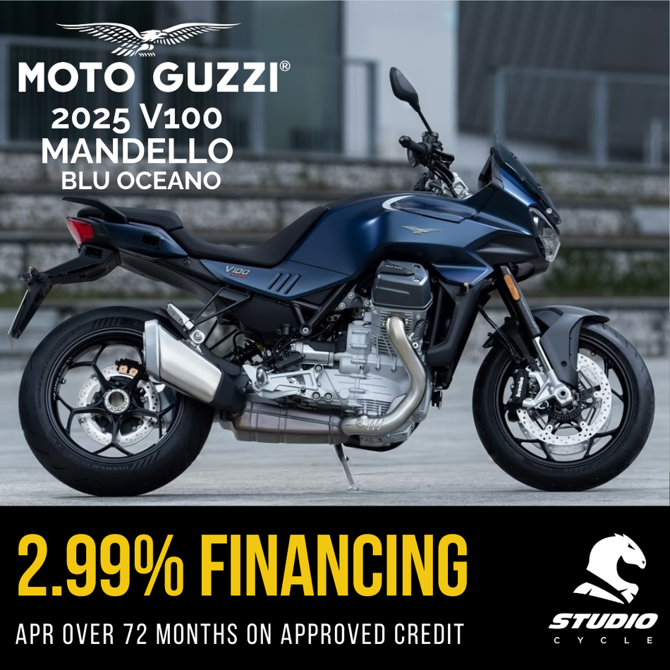 2025 Moto Guzzi V100 Mandello - Blu Oceano - IN STOCK