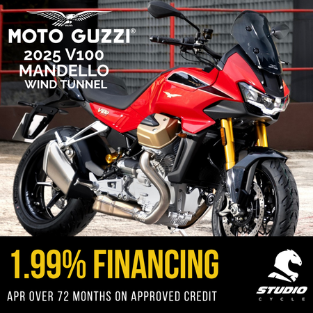 2025 Moto Guzzi V100 Mandello Wind Tunnel - New Motorcycle For