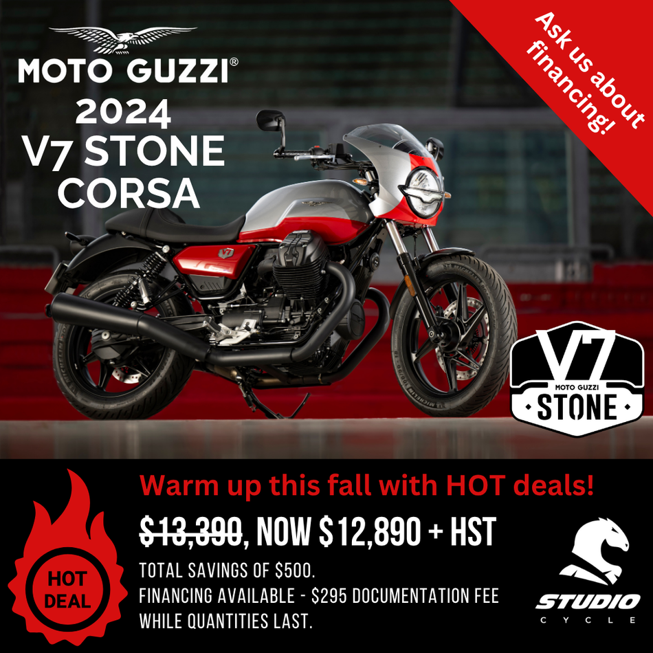 2024 Moto Guzzi V7 Stone Corsa - READY TO ORDER