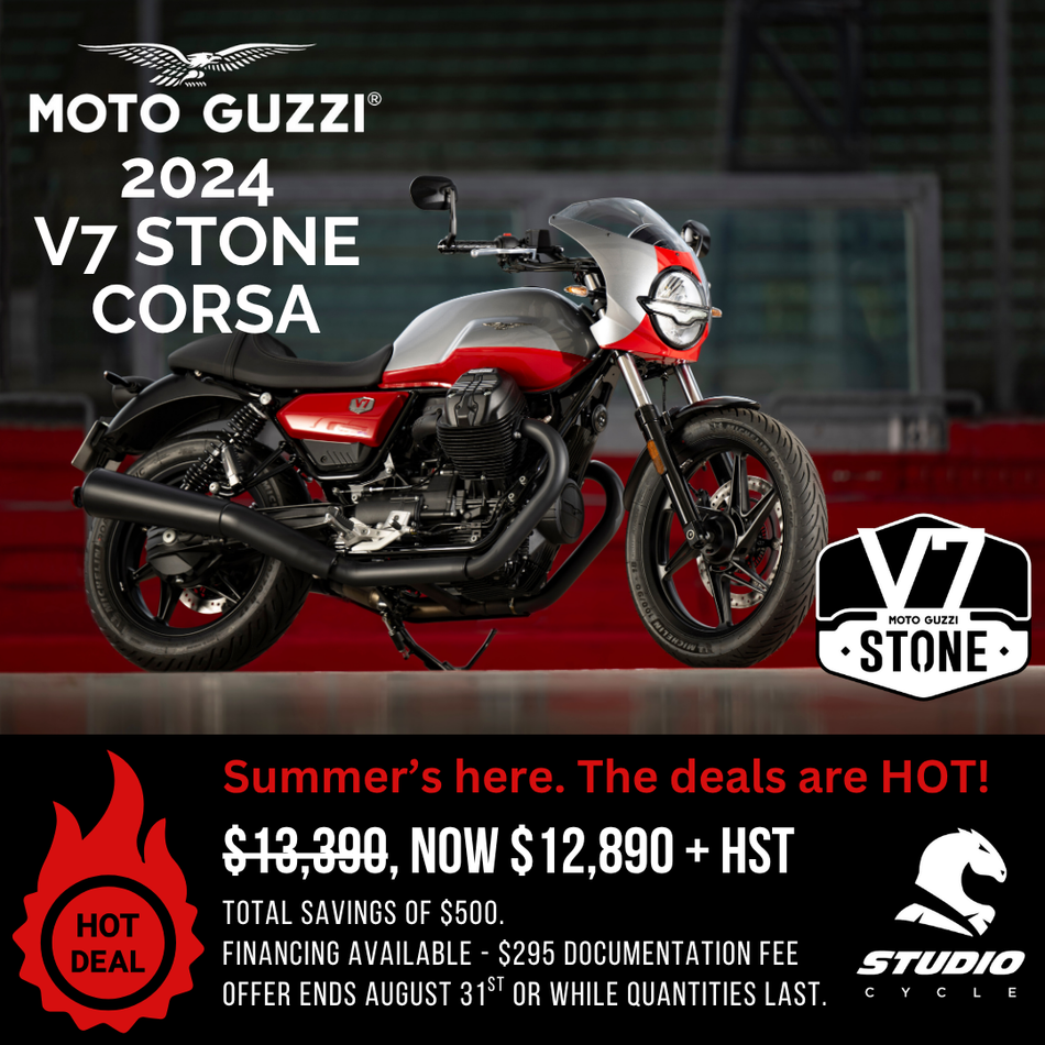 2024 Moto Guzzi V7 Stone Corsa - READY TO ORDER