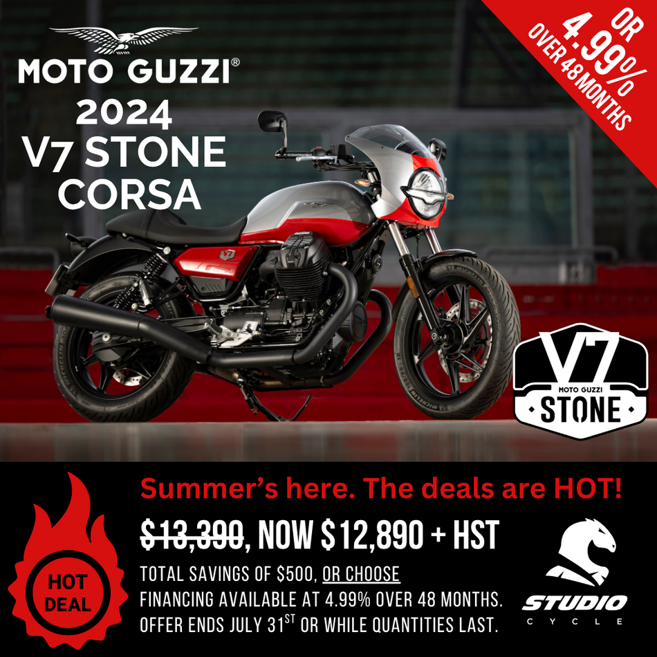 2024 Moto Guzzi V7 Stone Corsa - READY TO ORDER