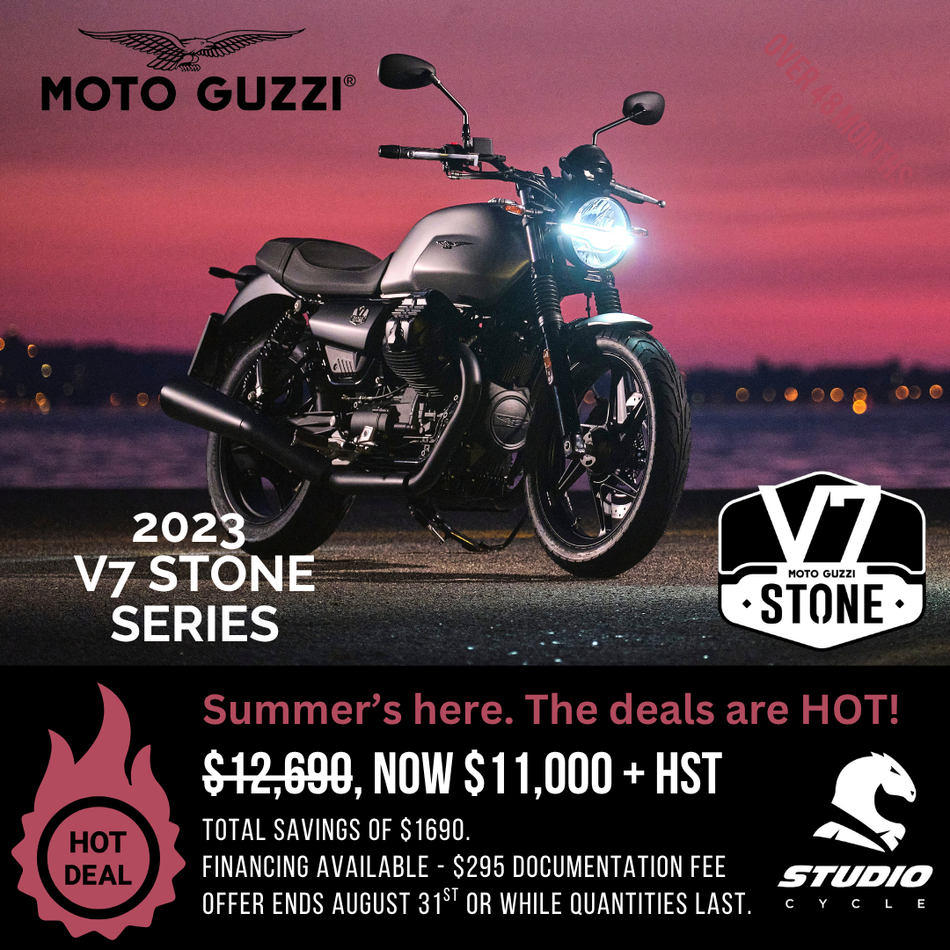 2023 Moto Guzzi V7 Stone - Grigio Aluminio - DEMO IN STOCK