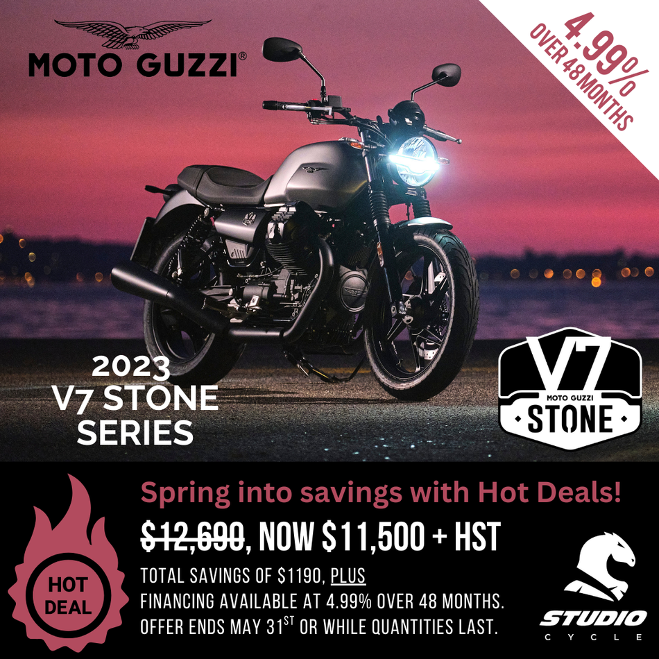 2023 Moto Guzzi V7 Stone - Grigio Aluminio - IN STOCK