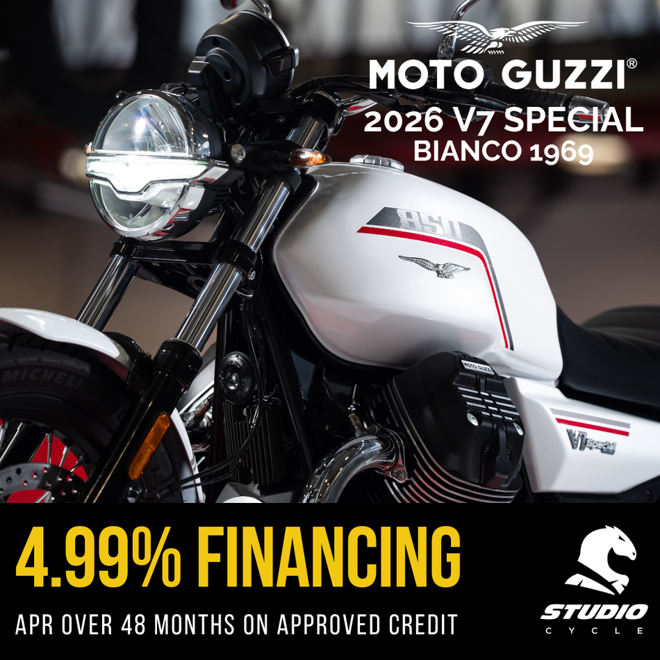2026 Moto Guzzi V7 Special - Bianco 1969 - IN STOCK - Studio Cycle