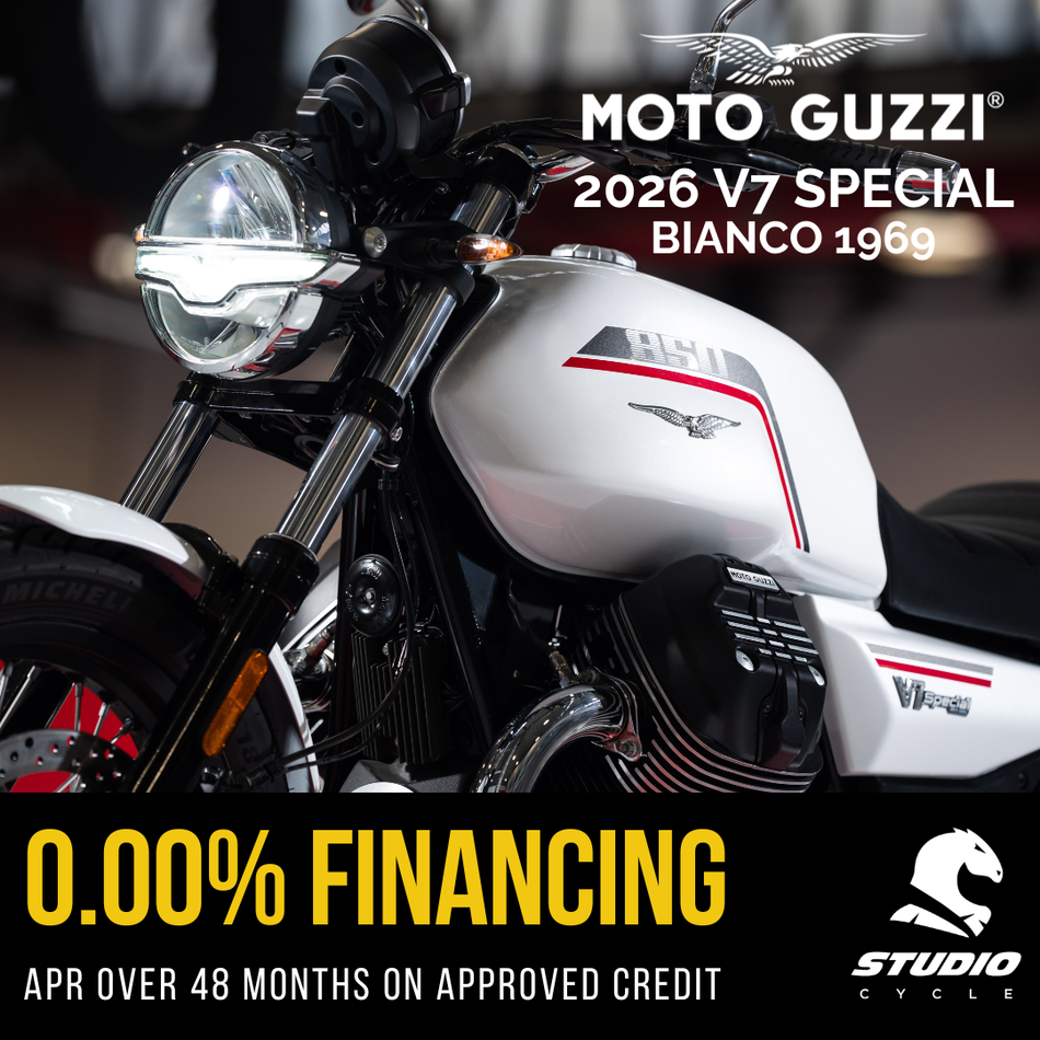 2026 Moto Guzzi V7 Special - Bianco 1969 - IN STOCK - Studio Cycle