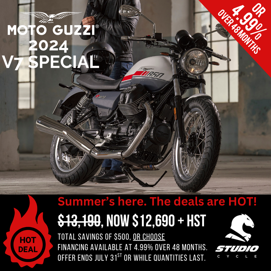 2024 Moto Guzzi V7 Special - Red Stripe Twin Tone - READY TO ORDER
