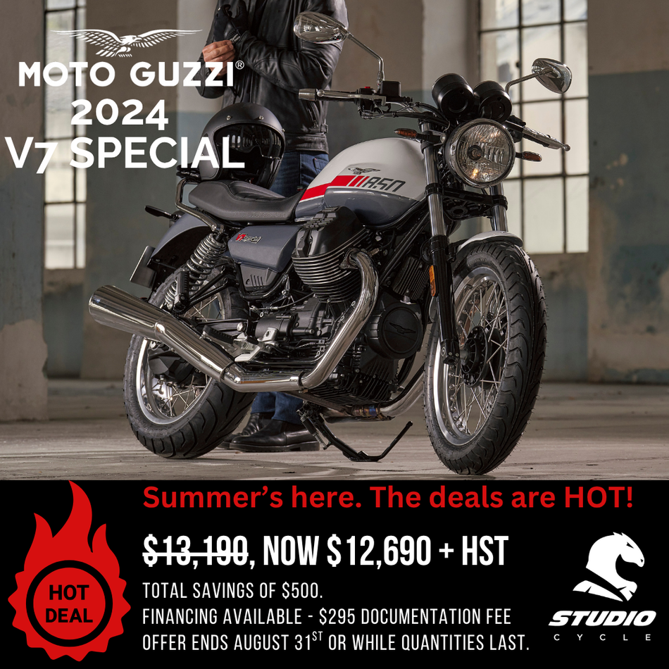 2024 Moto Guzzi V7 Special - Red Stripe Twin Tone - READY TO ORDER