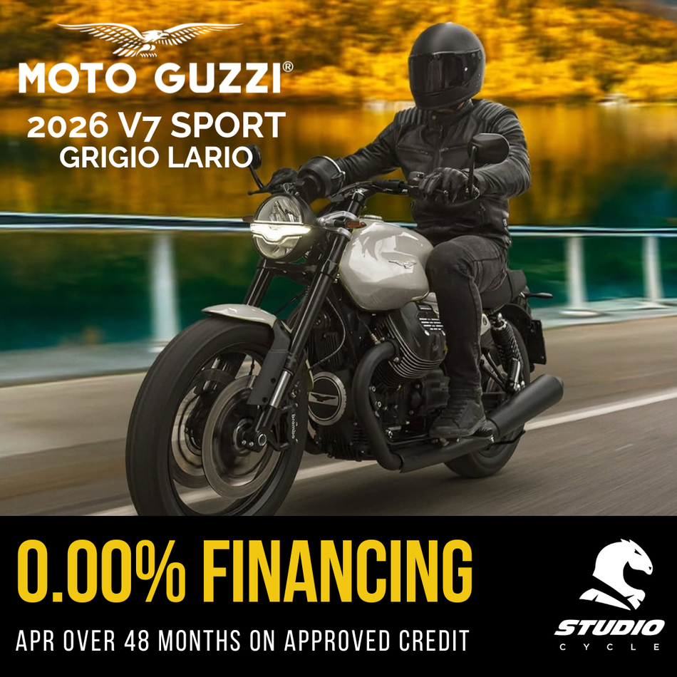 2026 Moto Guzzi V7 Sport - Grigio Lario - IN STOCK - Studio Cycle