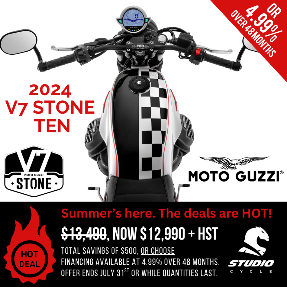 2024 Moto Guzzi V7 Stone Ten - READY TO ORDER