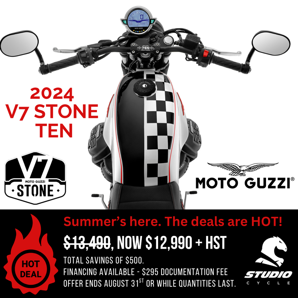 2024 Moto Guzzi V7 Stone Ten - READY TO ORDER