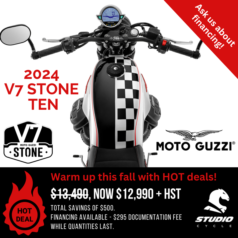 2024 Moto Guzzi V7 Stone Ten - READY TO ORDER