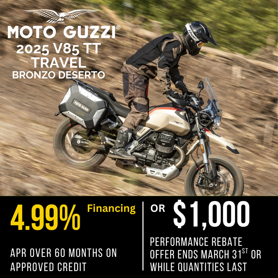 2025 Moto Guzzi V85 TT Travel - IN STOCK - Studio Cycle