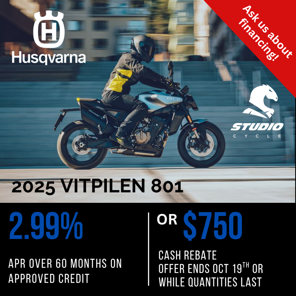 2025 Husqvarna Vitpilen 801 Silver - IN STOCK