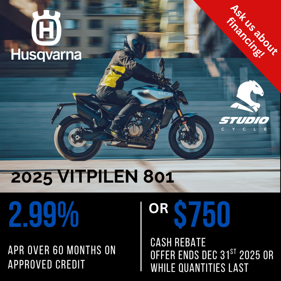 2025 Husqvarna Vitpilen 801 Silver - IN STOCK