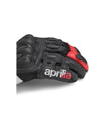 Aprilia Throttle Long Leather Gloves - Studio Cycle