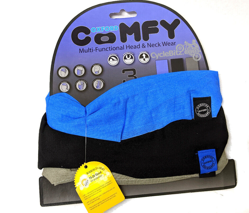 Oxford Comfy Blue/Black/Grey