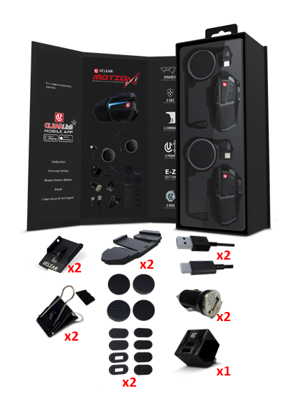 U Clear Motion Infinity Helmet Audio System - Studio Cycle