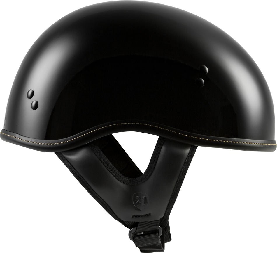 Highway 21 .357 Naked Beanie Helmet - Gloss Black