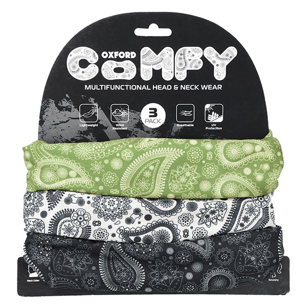 Oxford Comfy Paisley 3 Pack