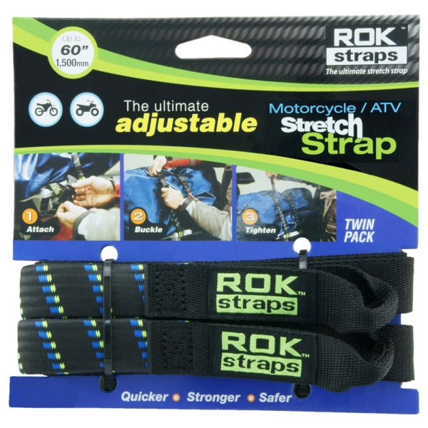 ROK-STRAP 450 MC HEAVY DUTY 1" BK/BL/GR