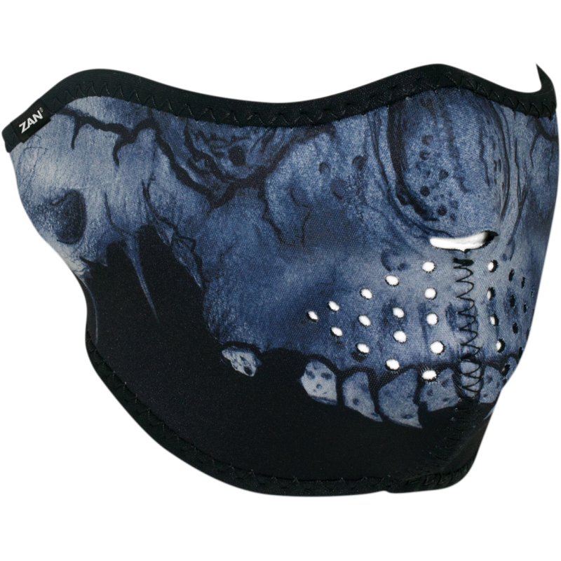 ZAN Half Mask Neoprene Midnight Skull