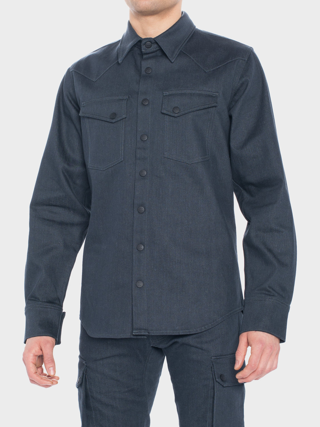 ZIN Augusta Denim Shirt with Dyneema - Studio Cycle