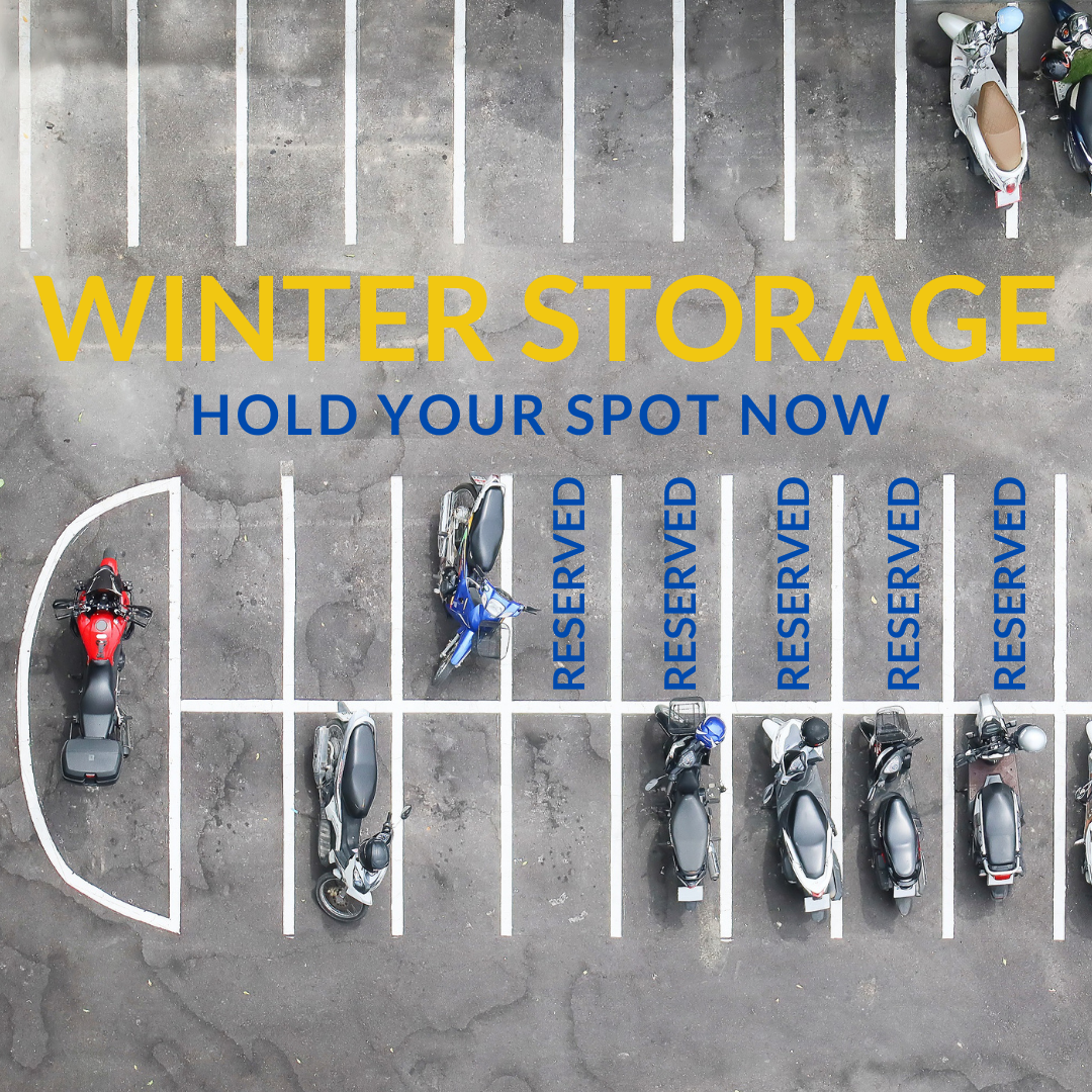 winter motorcycle scooter storage