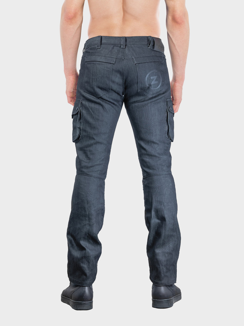 ZIN CITY Denim Moto Pants with Dyneema (Charcoal) - Studio Cycle