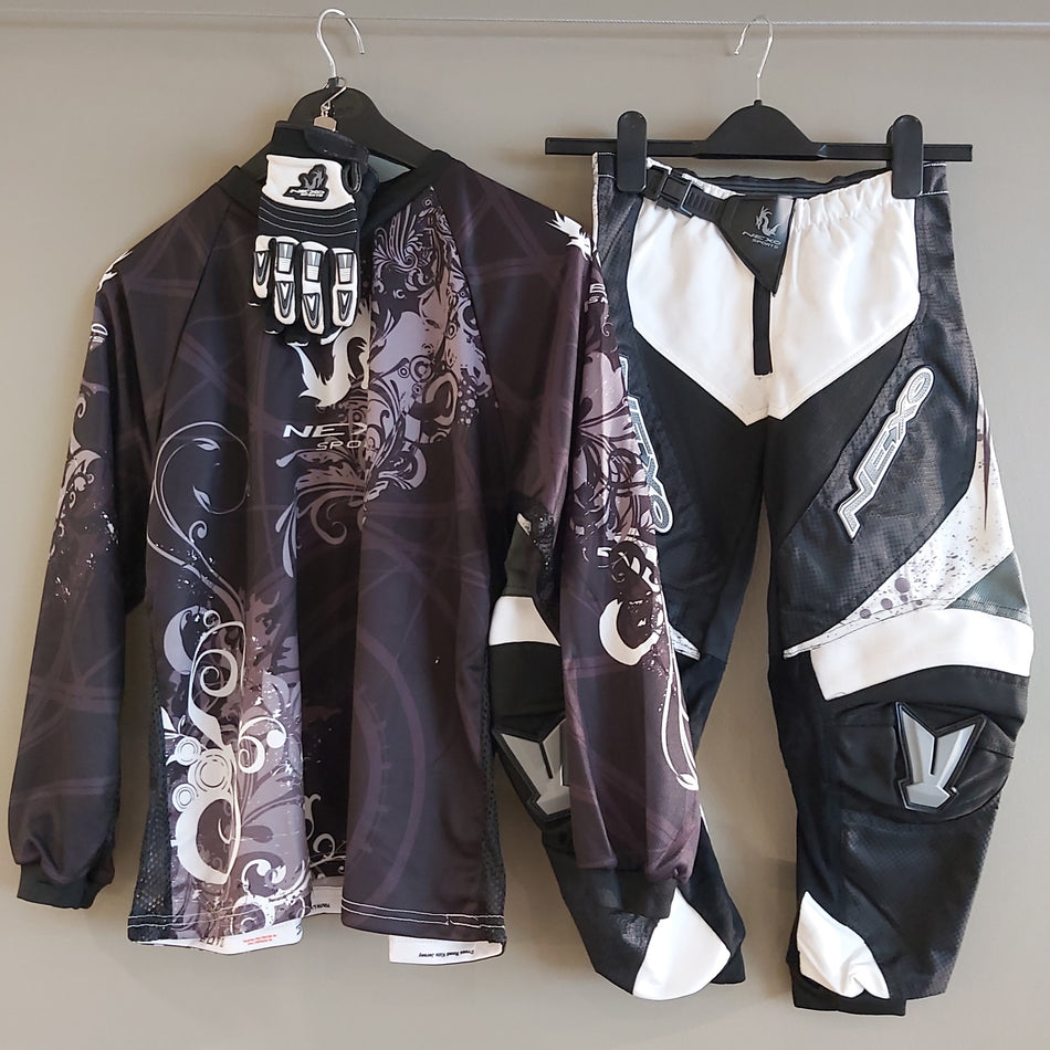 NEXO Sports Youth Crossroads MX Set Black
