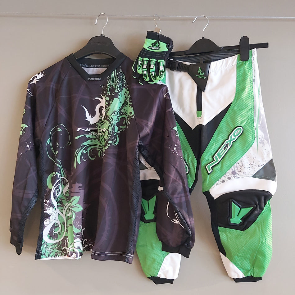 NEXO Sports Youth Crossroads MX Set Green