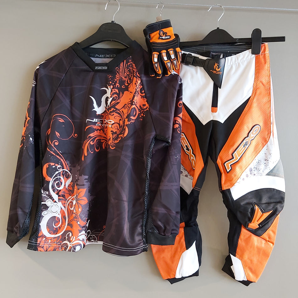 NEXO Sports Youth Crossroads MX Set Orange