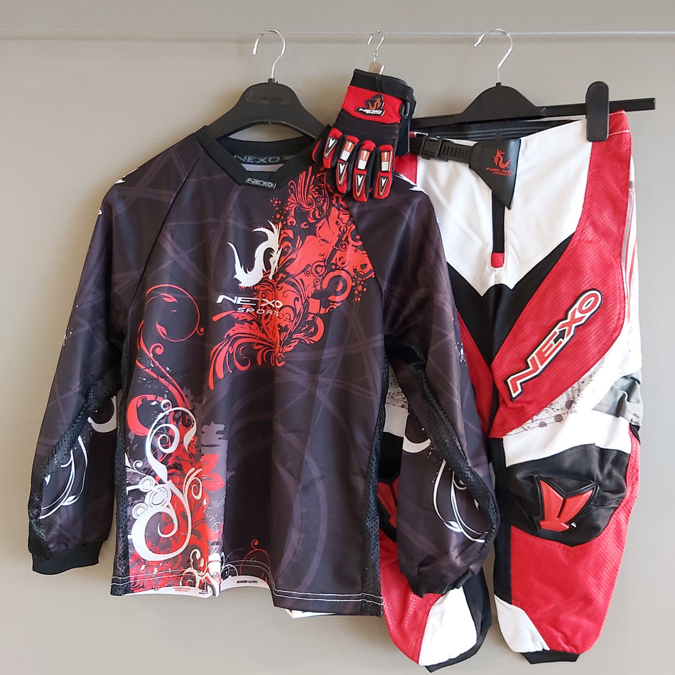 NEXO Sports Youth Crossroads MX Set Red