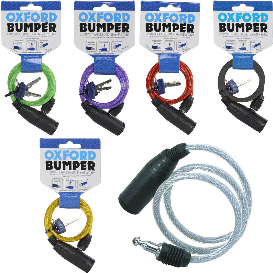 Oxford Cable Lock 600mm X 6m BUMPER